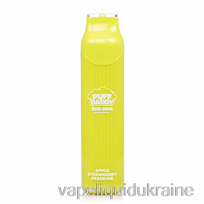 Vape Liquid Ukraine Puff Daddy 6000 Disposable Apple Strawberry Peach Ice
